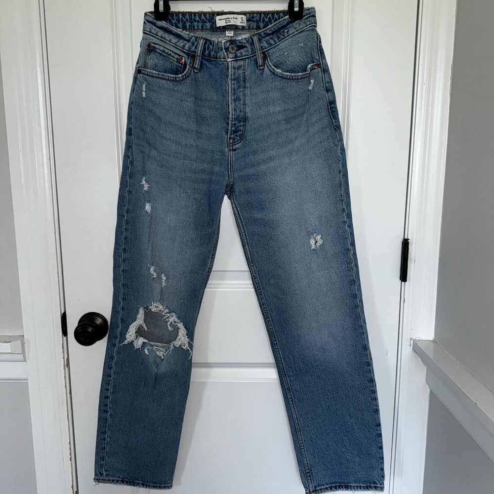 Abercrombie Curve Love Dad High Rise Jeans